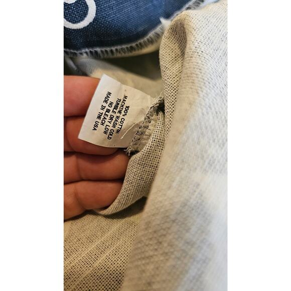 Utility Canvas Anchor Print Dress Made in USA Nautical Cotton Shift Size M - Picture 6 of 12